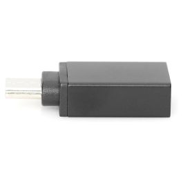 Digitus Adaptador USB-C a USB-A, Conector USB-C Macho a USB-A Hembra, Negro, Velocidad 5 Gbit/s