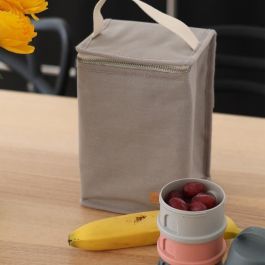 Beaba BEA3384349403102 Bolsa de comida para bebés isotérmica gris perla