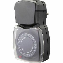Chacon Programador Mecánico Impermeable Exterior, Temporizador Ahorro Energía 3500W, 1 a 48 Ciclos Diarios 15/30 Min