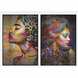Cuadro Colonial DKD Home Decor Multicolor 3.5 x 55 x 40 cm (2 Unidades) Precio: 39.95000009. SKU: B12PZEFEVH