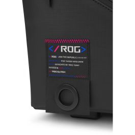 ASUS ROG SLASH Duffle Bag Hombre, Bolso de lona, Resistente al agua, Irrompible, Poliéster/Poliuretano, Negro, 26.5L