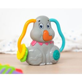Elefante Musical Interactivo Bebé con Sonidos, Luces y Melodías - Juguete Mordedor para Desarrollo Sensorial +3 Meses
