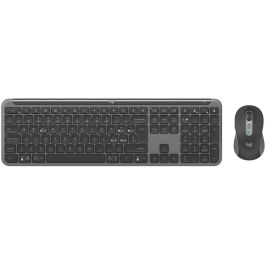 Logitech Signature Slim Combo MK950 - Teclado y Ratón Inalámbricos Bluetooth QWERTY Grafito Delgado para Oficina