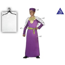 Disfraz Rey Mago Violeta Niño 5-6 Años Disfraz Rey Mago Violeta Niño 5-6 Años