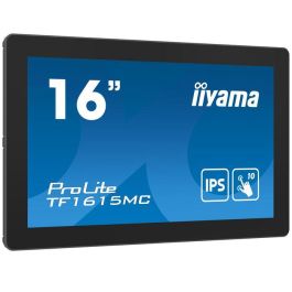 iiyama ProLite TF1615MC-B1 pantalla para PC 39,6 cm (15.6") 1920 x 1080 Pixeles Full HD Pantalla táctil Negro iiyama ProLite TF1615MC-B1 pantalla para PC 39,6 cm (15.6") 1920 x 1080 Pixeles Full HD Pantalla táctil Negro