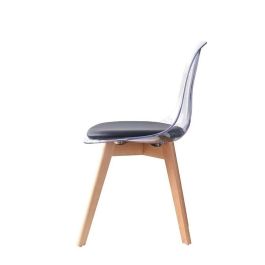 Silla Urban DKD Home Decor Negro Natural 47 x 81 x 54 cm