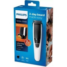 Philips BT3206/14 Cortabarbas Beardtrimmer series 3000 con Sistema Lift & Trim, Cuchillas de Acero Inoxidable, 45 min sin Cable, 0.5-10mm, 4 Accesorios