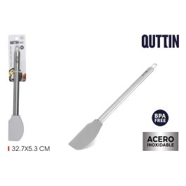 Espátula de Silicona con Mango de Acero Quttin (24 Unidades) Precio: 51.49999943. SKU: B1G8N3T33J