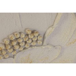 DKD Home Decor Cuadro Shabby Beige Dorado 4.5 x 62 x 62 cm (2 Unidades)