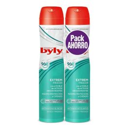 Byly Desodorante Spray Hombre Extrem Frescor 96H Protección Anti-Manchas, Doble Activos y Frescura Prolongada Lote 2 x 200 ml Precio: 4.49999968. SKU: S0584782