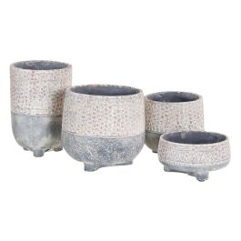 Macetero Cemento Decoración 15 X 15 X 7,50 cm