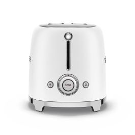 Smeg Tostadora 2X2 Estilo Años 50 Blanco Mate TSF01WHMEU