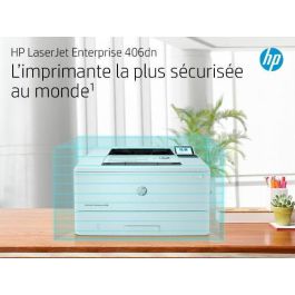 HP 3PZ15A Impresora Láser Monocromo LaserJet Enterprise M406DN | Dúplex Automático, Ethernet, 40 ppm, Seguridad Avanzada HP 3PZ15A Impresora Láser Monocromo LaserJet Enterprise M406DN | Dúplex Automático, Ethernet, 40 ppm, Seguridad Avanzada