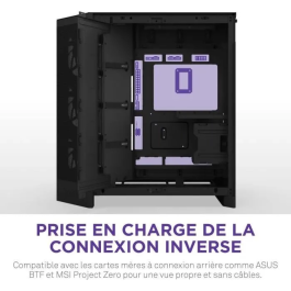 NZXT CM-H92FB-R1 Caja NZXT H9 Flow RGB Dual-Chamber Mid-Tower con Ventiladores RGB - Todo Negro