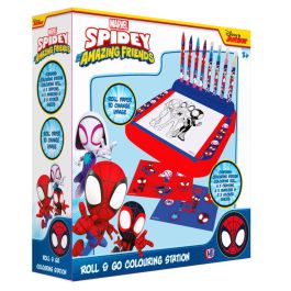 Spidey Marvel Estación Dibujo Roll & Go con Rotuladores, Ceras, Plantillas y Rollo de Papel Precio: 9.68999944. SKU: B19NTD7P2T