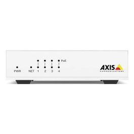 Axis D8004 Switch PoE no gestionable 4 puertos 10/100 Mbps, plug & play para red y alimentación centralizada en pequeños sistemas