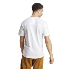 Camiseta de Manga Corta Hombre Adidas Base Blanco 42