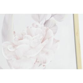 DKD Home Decor Cuadro Scandi Rosa Palo Blanco Lienzo y PS 2 Unidades 70 x 50 cm