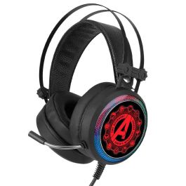 ERT GROUP Auriculares Gaming Vengadores Avengers Marvel Sonido Envolvente Virtual 7.1 Micrófono Flexible Luz LED USB Jack Precio: 39.95000009. SKU: S5616346