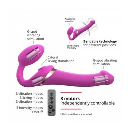 Vibrador Strap-on-me 6017425 Rosa