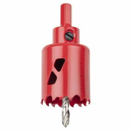 Wolfcraft Sierra de corona bimetal completo con adaptador y broca piloto Ø40 mm