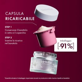 Melvita ARGÁN BIO-ACTIVO Crema Reafirmante Recarga 50 ml para Piel Seca y Falta de Hidratación