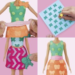 Play-Doh Barbie Cuentas y Lazos HASG13655X0 - Recambios para Set de Plastilina, Accesorios Creativos