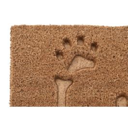 DKD Home Decor Felpudo Marron Coco Goma 45 x 75 cm (2 Unidades) 2.3 cm