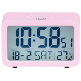 Trevi SLD 3P60 Reloj despertador digital Rosa con función Snooze, Calendario, Termómetro y Retroiluminación, Pilas AA Trevi SLD 3P60 Reloj despertador digital Rosa con función Snooze, Calendario, Termómetro y Retroiluminación, Pilas AA
