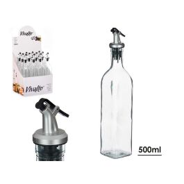 Aceitera Vidrio Tapon Dosificador 500 Ml Vivalto 5X30CM (24 Unidades)