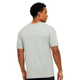 Camiseta de Manga Corta Hombre Calvin Klein Gris claro XL