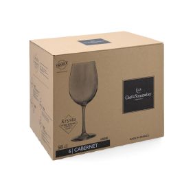 Caja 6 Copas Tulip Vino Krysta Cabernet Tulip Eco Chef & Sommelier 58 cL