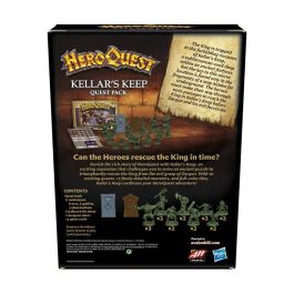 HASBRO Heroquest Expansión Juego de Mesa Torreón de Kellar's Edición en Inglés para 2-5 Jugadores +14 Años
