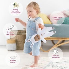Muñeca Bebé - COROLLE - Pti'Coeur Conejo Blanco - 30 cm - A partir de 9 meses Muñeca Bebé - COROLLE - Pti'Coeur Conejo Blanco - 30 cm - A partir de 9 meses