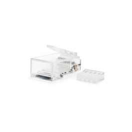 Nanocable 10.21.0201-100 Conectores RJ-45 CAT.6 Transparentes (100 unidades) para red Ethernet