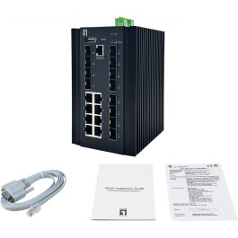 Level One IGX-2072 Switch de Red 20 Puertos: 8x 1GbE y 8x 2.5GbE con SFP+