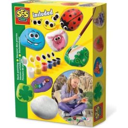 SES CREATIVE Kit de Pintura en Piedra para Niños y Niñas, Manualidades Creativas, Edad 5+ años Precio: 20.89000023. SKU: B1H8J6H7M8