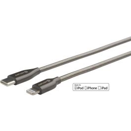 eSTUFF Cable USB-C a Lightning 1m MFi Certificado Gunmetal, Chaqueta Metálica Allure, Flexible, Reforzado Kevlar para Apple Precio: 43.49999973. SKU: B1J6M9N6YS