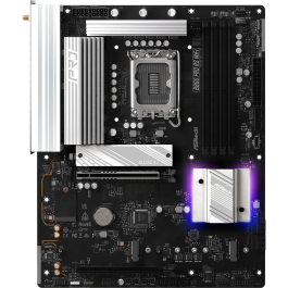 Placa ASRock B860 Pro Rs Wifi,Intel,1851,B860,4Ddr5,256Gb,1Hdmi+1Dp,4Sata3+2M.2,2.5Gblan,Wifi6E+Bt5.3,8Usb3.2+2Usb Type-C,Atx