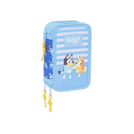 Plumier Triple Bluey Let's play Azul 12,5 x 19,5 x 5,5 cm 37 Piezas Precio: 27.69000058. SKU: B1BX5HM8AG