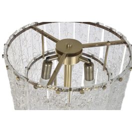 DKD Home Decor Lampara Pie Glam Transparente Dorado 38 x 160 x 38 cm Precio: 117.1038. SKU: B1AQFLLLNQ