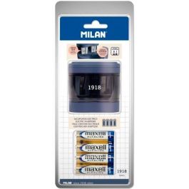 Milan Afilalápices Eléctrico Maxi-Regular Serie 1918 C-Depósito Azul Marino Blister Precio: 22.79000031. SKU: B163ZQNRXN