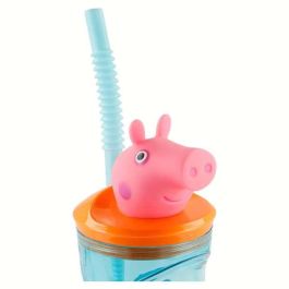 Vaso con figurita 3D peppa pig core 360 ml. Vaso con figurita 3D peppa pig core 360 ml.