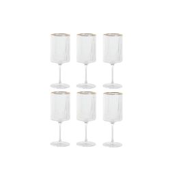 Copa Basicos DKD Home Decor Transparente Dorado 7 x 12 x 7 cm Set de 6 Precio: 38.69000047. SKU: B1GAG48EJD