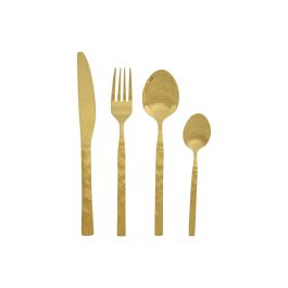 Cuberteria Basicos DKD Home Decor Dorado 7 x 24 x 15 cm Set de 16 Precio: 35.69000028. SKU: B16NKWDWXZ