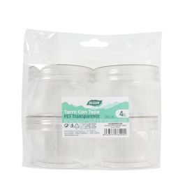 Algon Set de 4 Tarros PET con Tapa de Plástico 280 ml (12 Unidades) Algon Set de 4 Tarros PET con Tapa de Plástico 280 ml (12 Unidades)