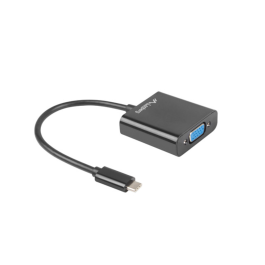 Lanberg Adaptador USB 3.1 Tipo C a VGA Macho Hembra RTL2169 Negro Resolución 1920x1200 15cm Precio: 10.50000006. SKU: S5604069