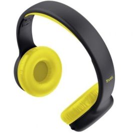 Trust 25405 Auriculares Inalámbricos Infantiles Nouna Kids con Micrófono, Bluetooth, Límite Volumen 85 dB, 15h Batería, Plegables, Negros
