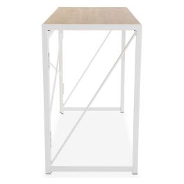 Mesa de Escritorio Versa Blanco Madera Metal 45 x 74 x 90 cm Plegable Mesa de Escritorio Versa Blanco Madera Metal 45 x 74 x 90 cm Plegable