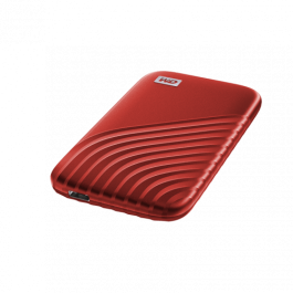 SANDISK MY PASSPORT TM SSD 2TB RED, 1050MB/S READ, 1000MB/S WRITE, PC &amp; MAC COMPATIABLE